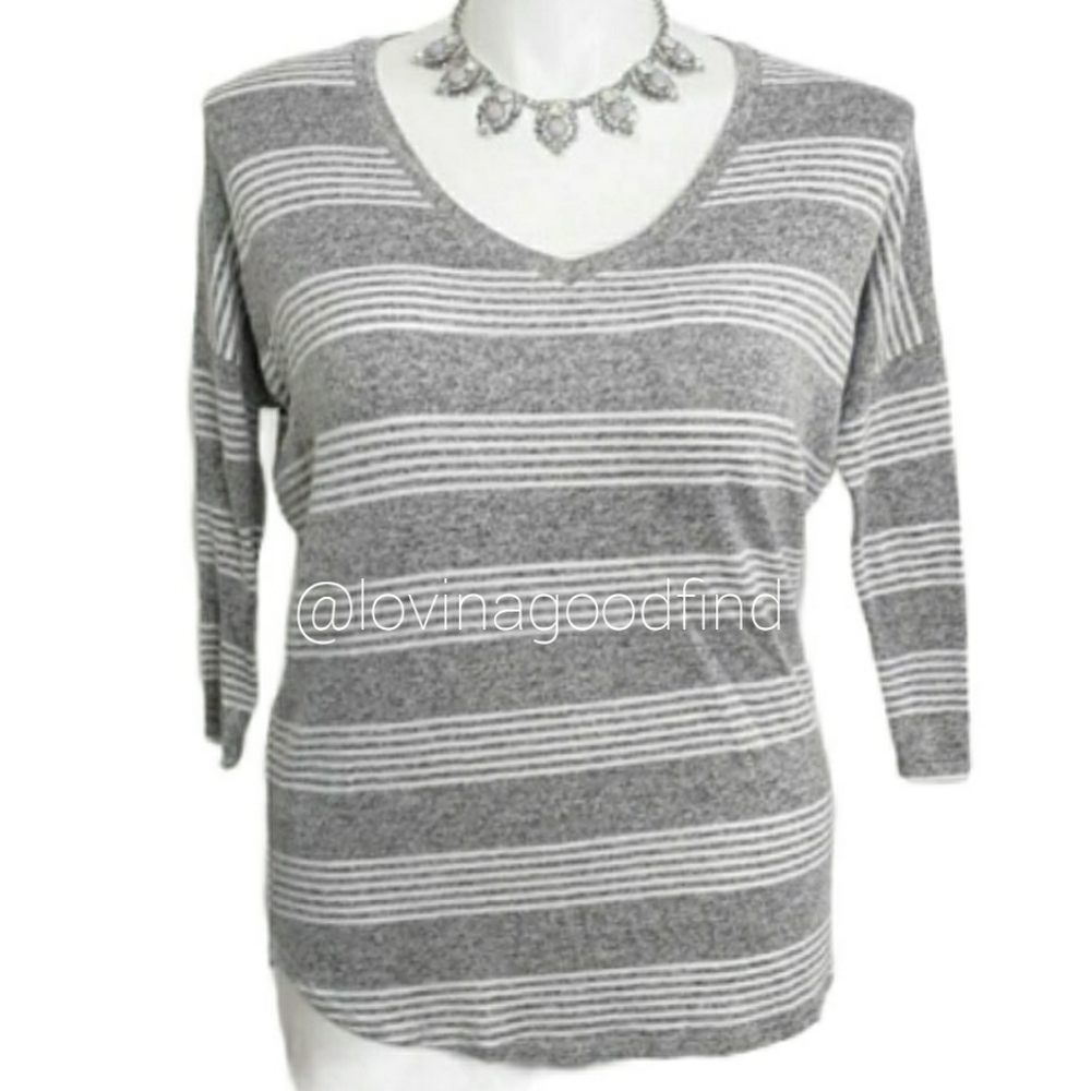 Stitch Fix Market & Spruce Careen Vneck Dolman Top EUC sz L
